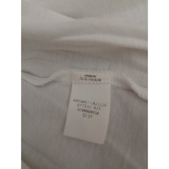 PINK Victoria's Secret Mesh Jersey T-Shirt Slouchy Drop Shoulder 3/4 Sleeve S - Picture 6 of 9